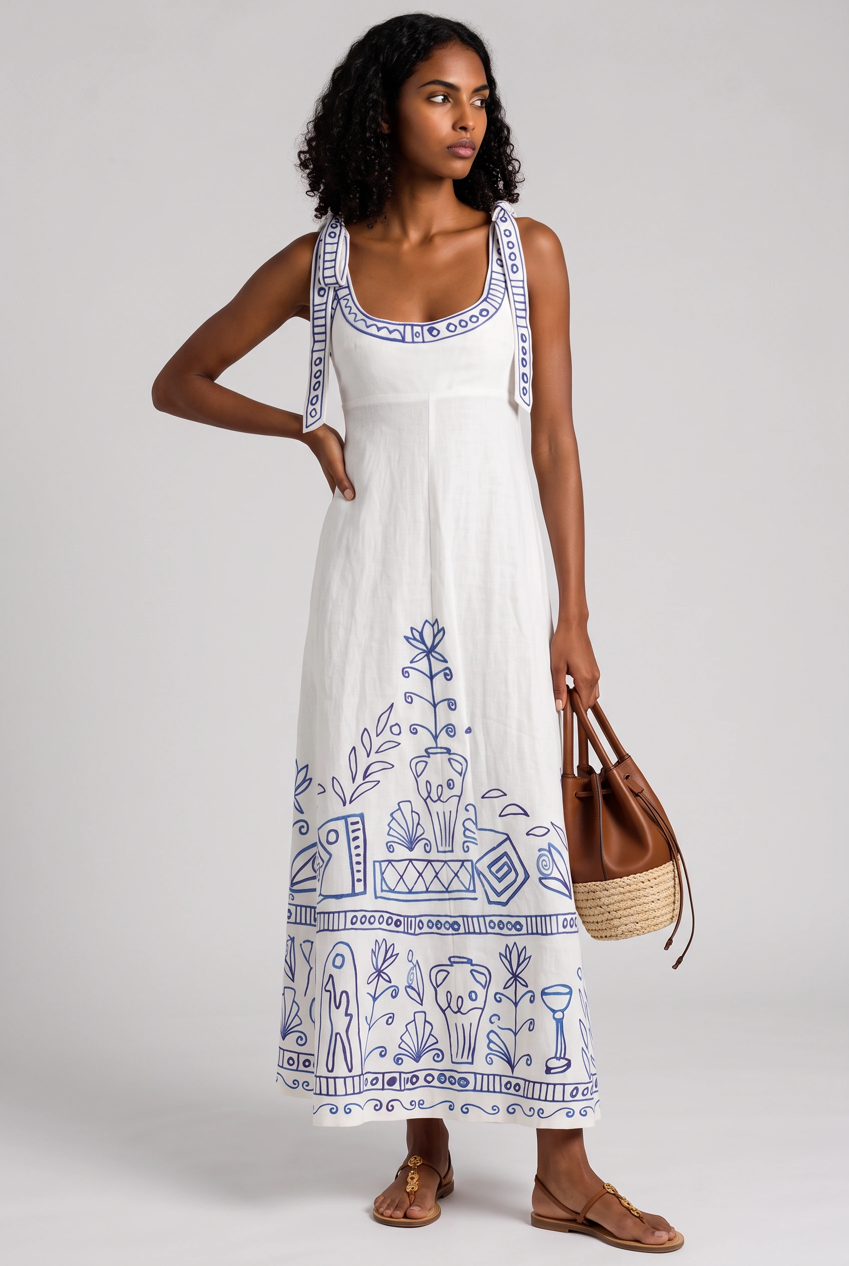 Novaly Floral Printed Maxi Dresses