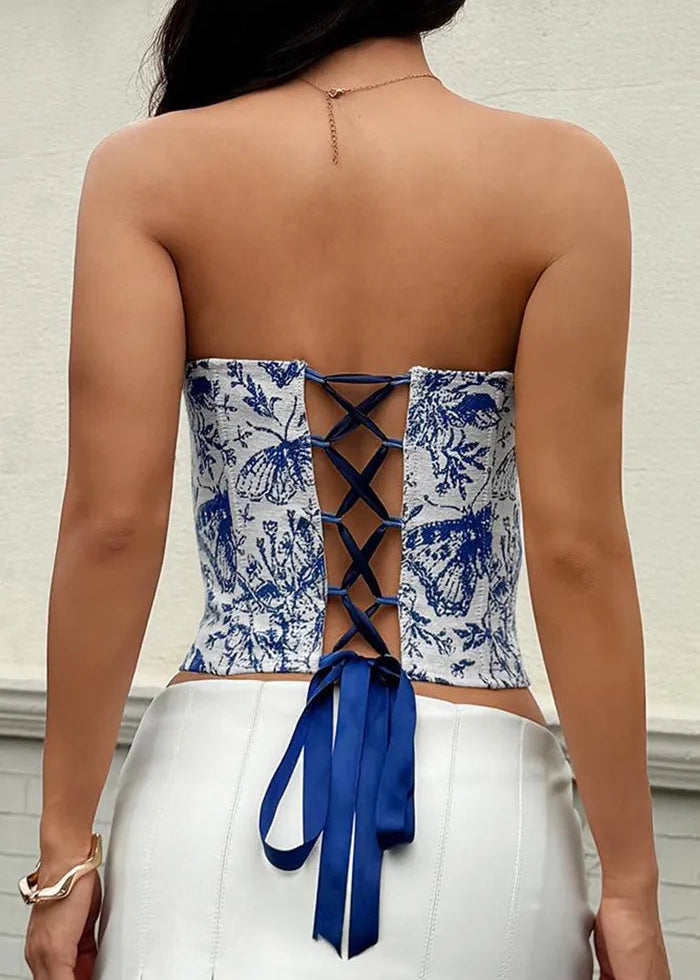 Kianna Floral Corset Tops