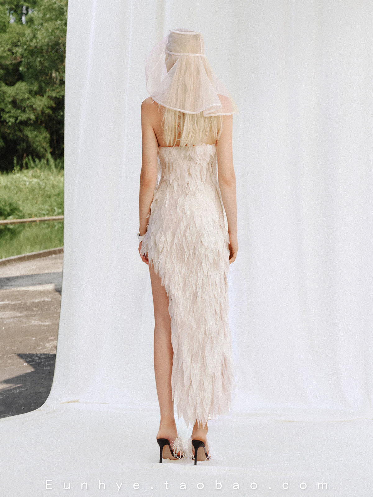 Espoir Fringe Asymmetric Dress