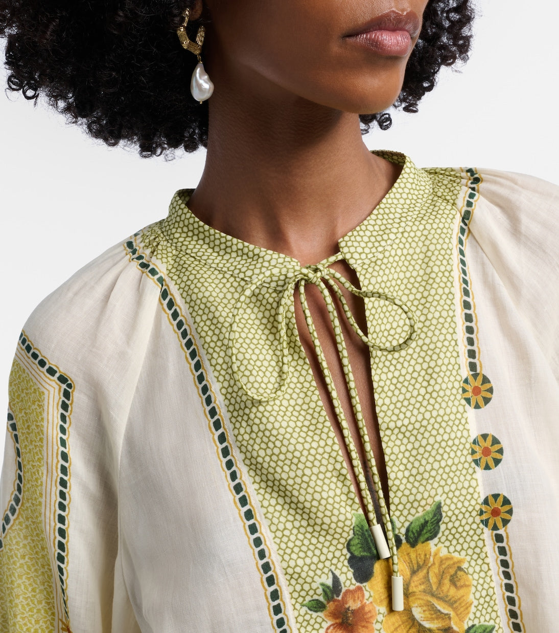 Marigold Floral Lace Co‑ords