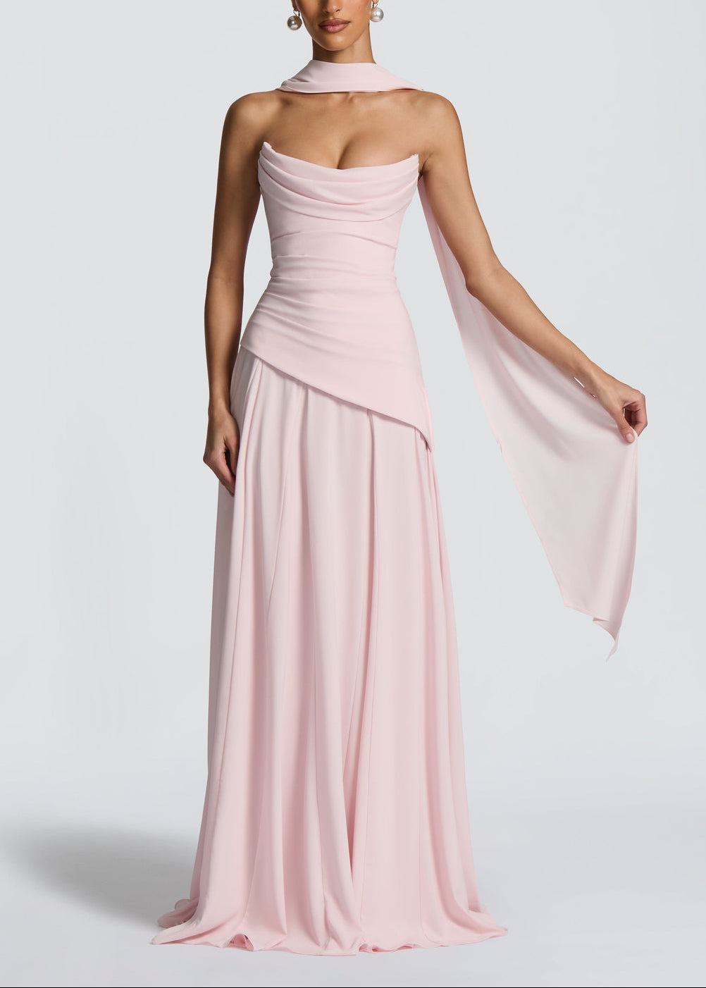 Ianthe Solid Maxi Dresses