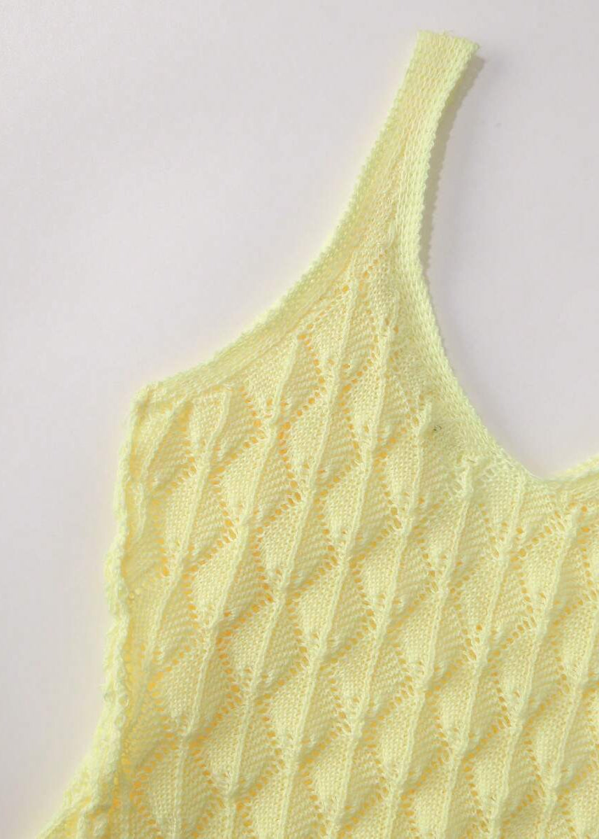 Wylia Solid Weaving Dresses