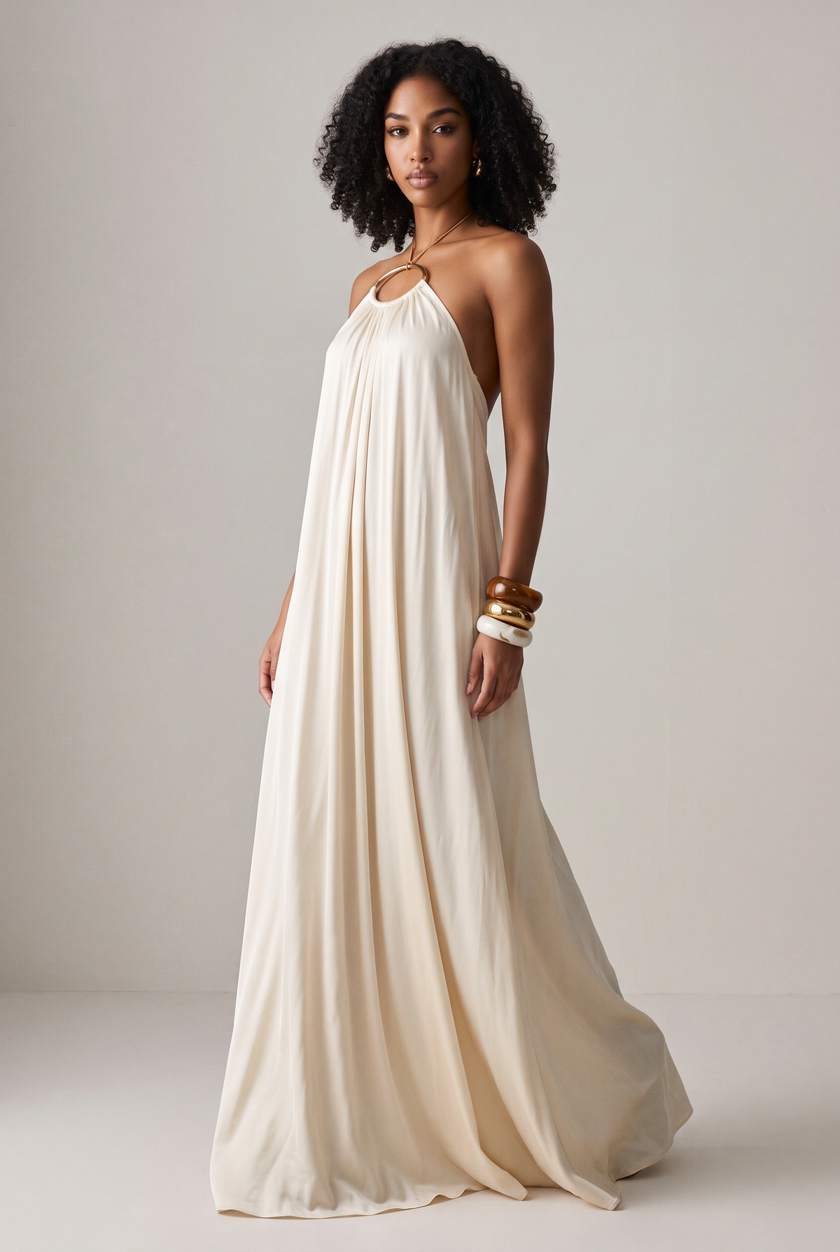 Greda Solid Maxi Dresses