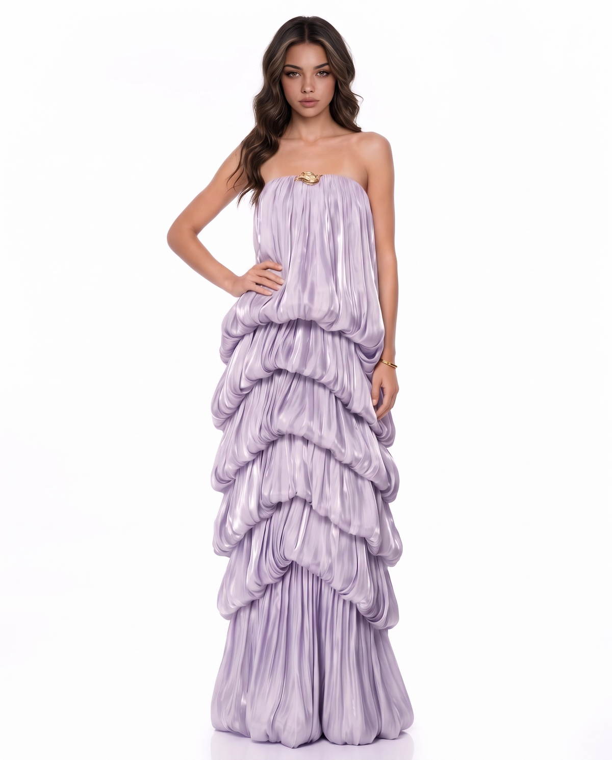 Vale Tiered Ruffle Maxi Dress