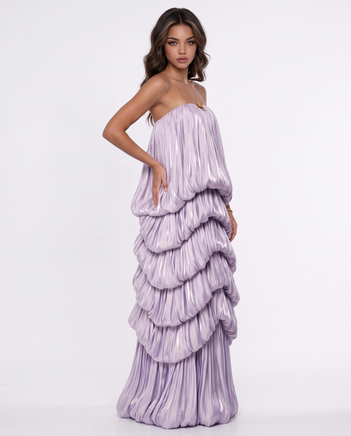 Vale Tiered Ruffle Maxi Dress