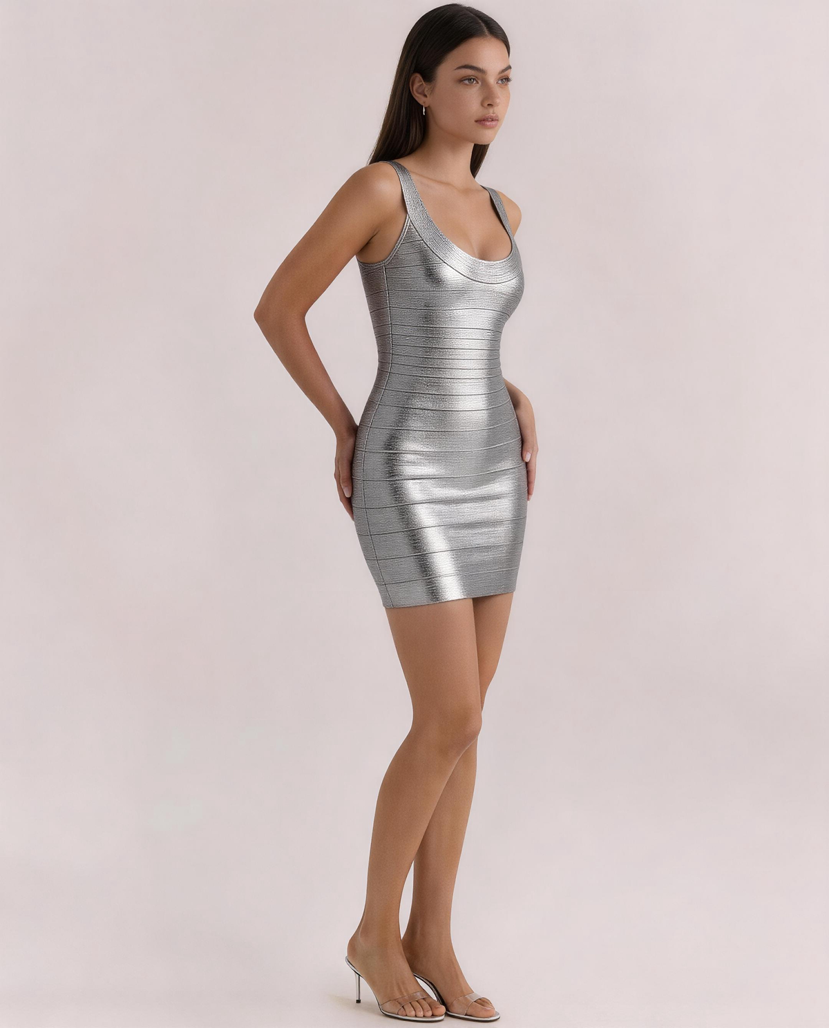 Ethereal Bandage Mini Dress