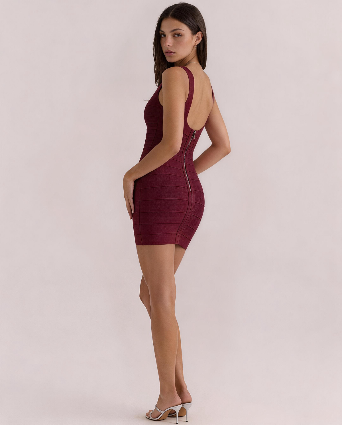 Ethereal Bandage Mini Dress