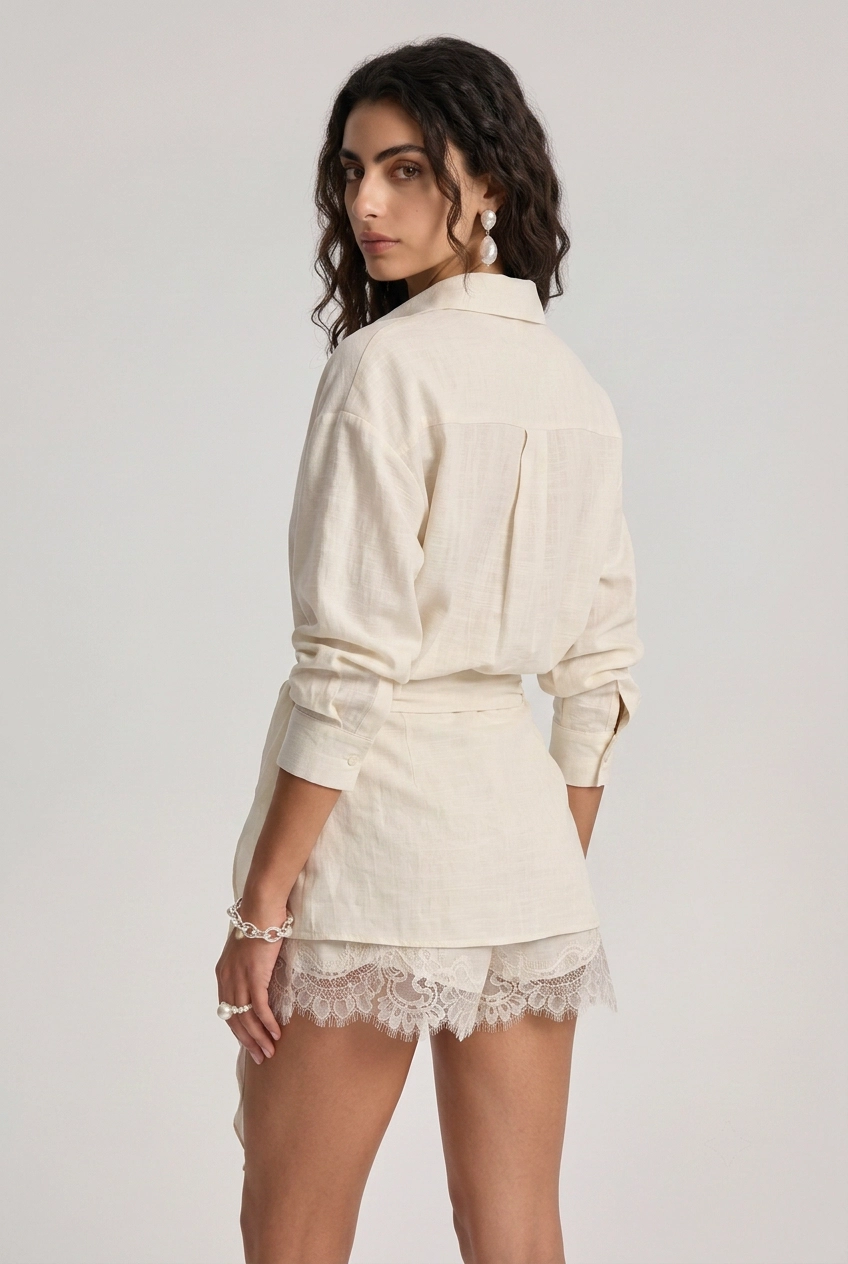 Lumen Lace Solid Co-ord Set