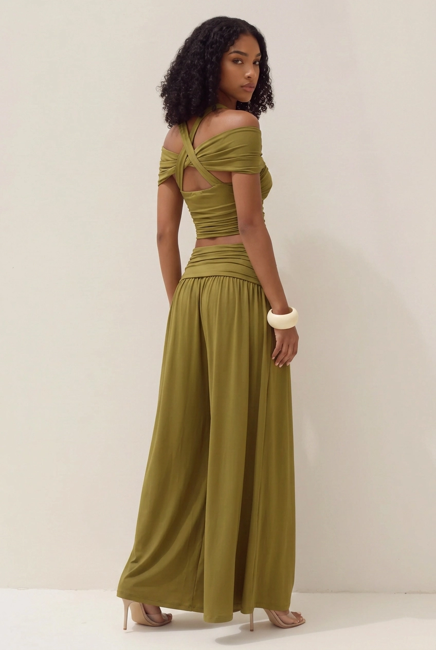 Cinder Solid Maxi Dresses