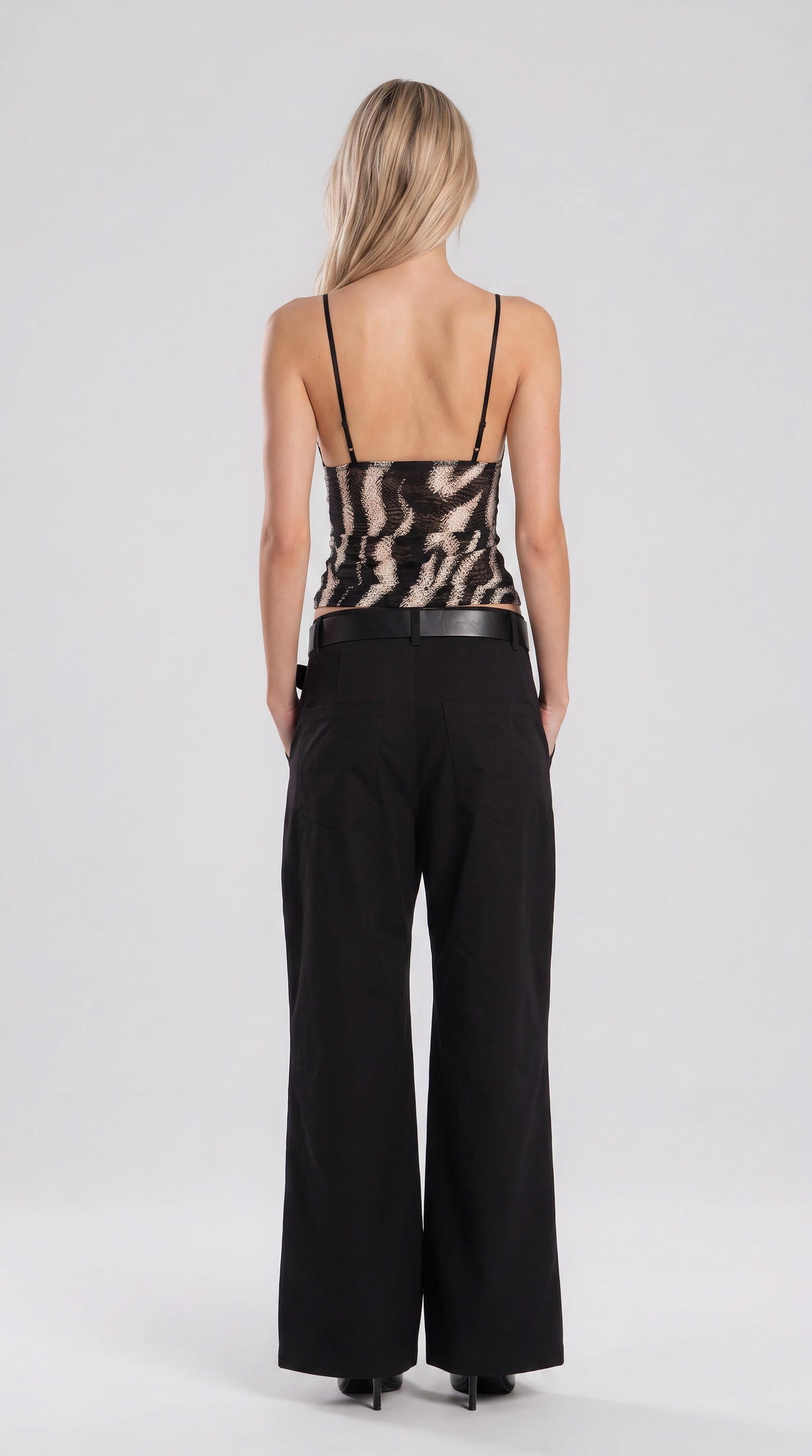 Halcyon V-Neck Printed Camisole Top