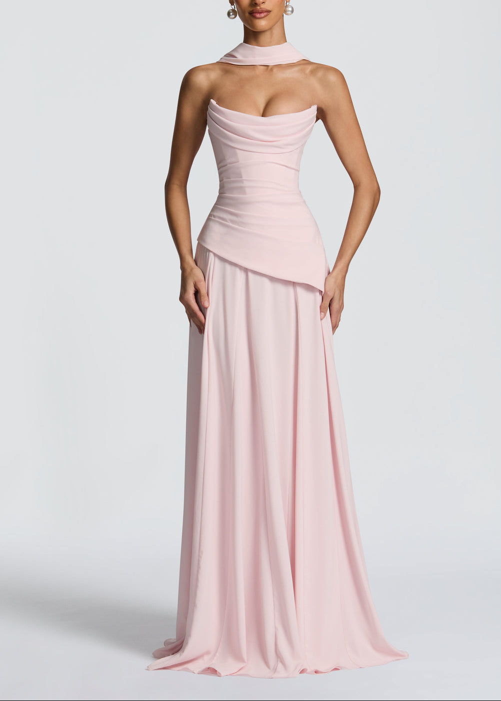 Ianthe Solid Maxi Dresses