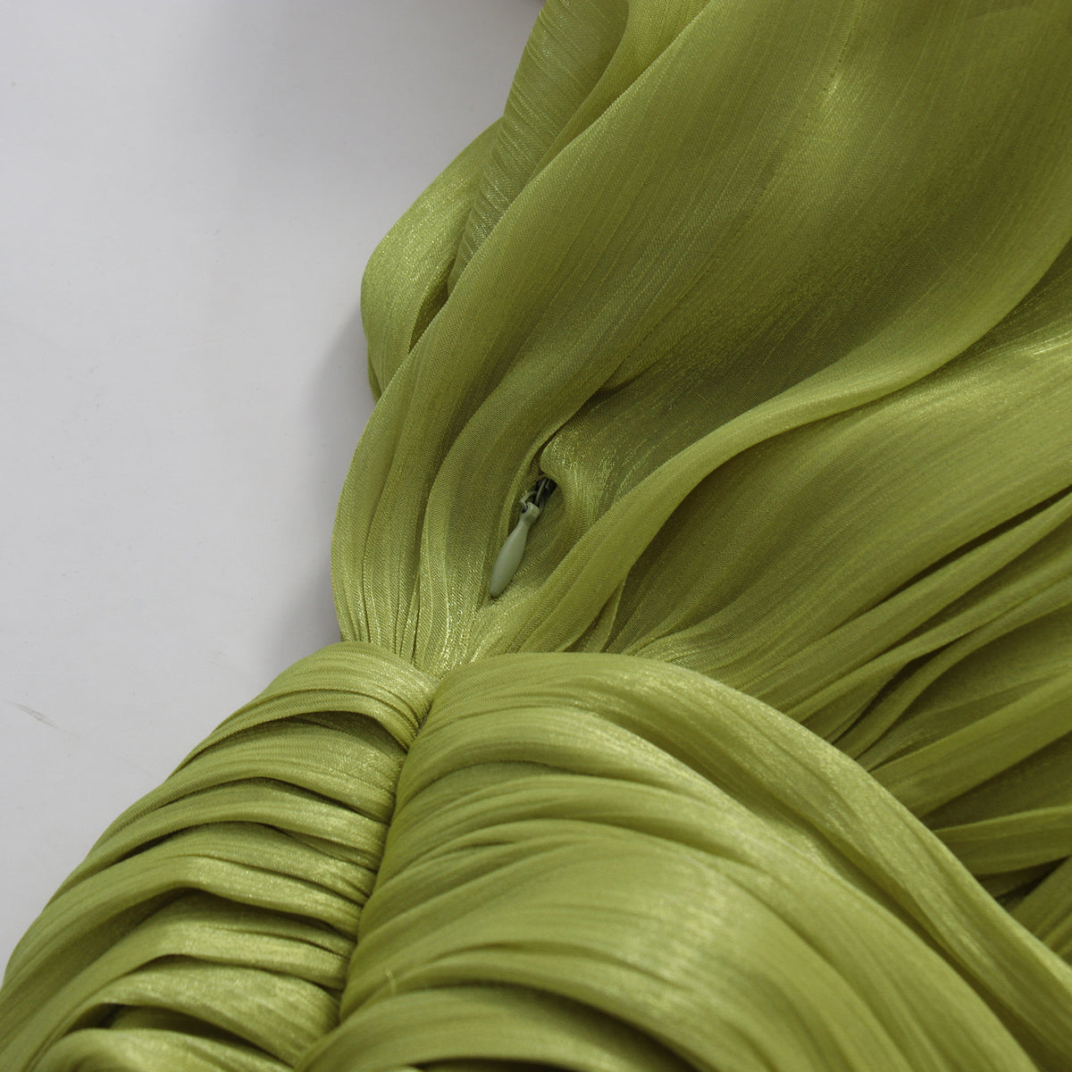 Umbra Keyhole Satin Maxi Dress