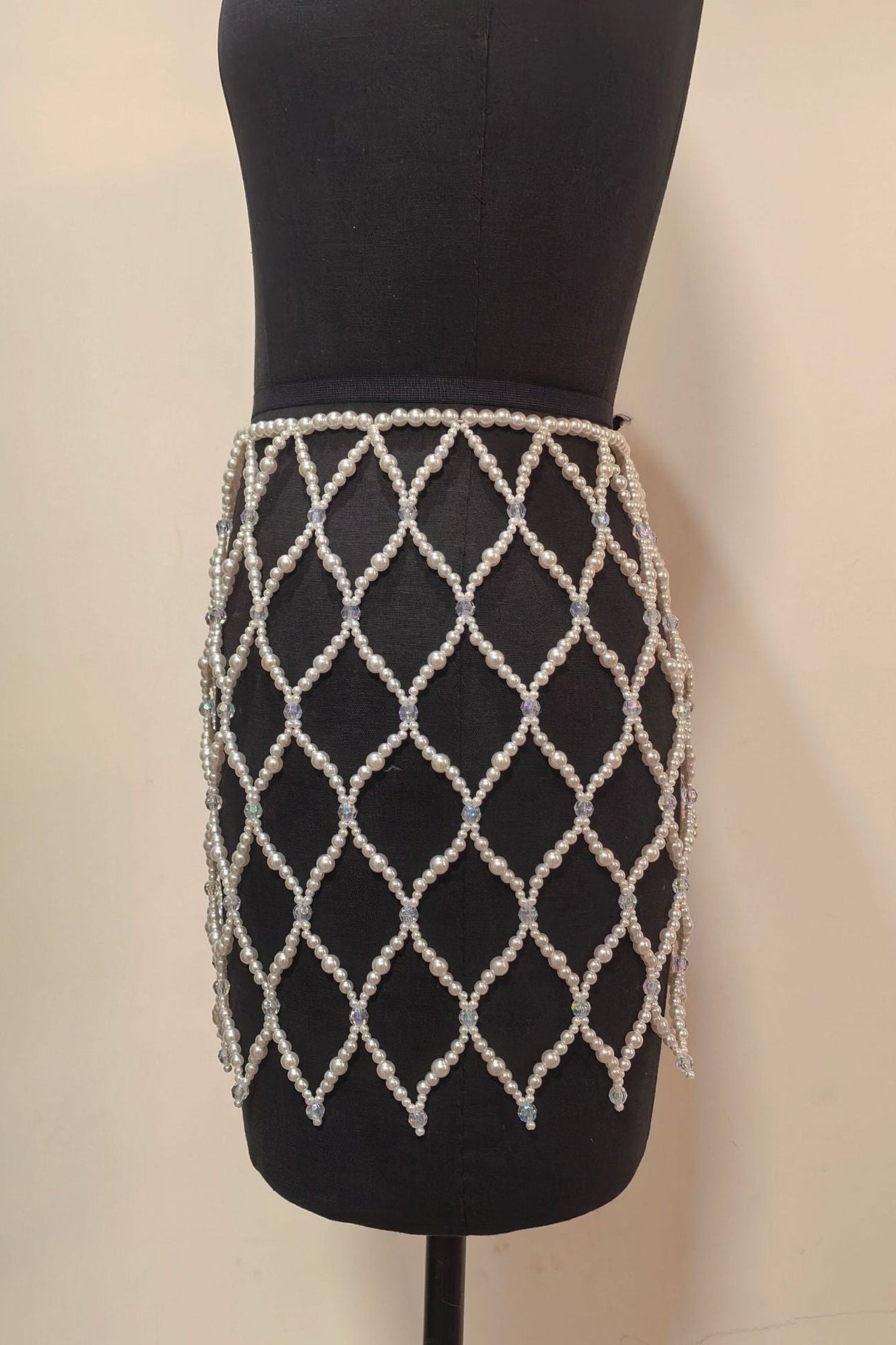 Rosalin Solid Beaded Wear Mini Dresses