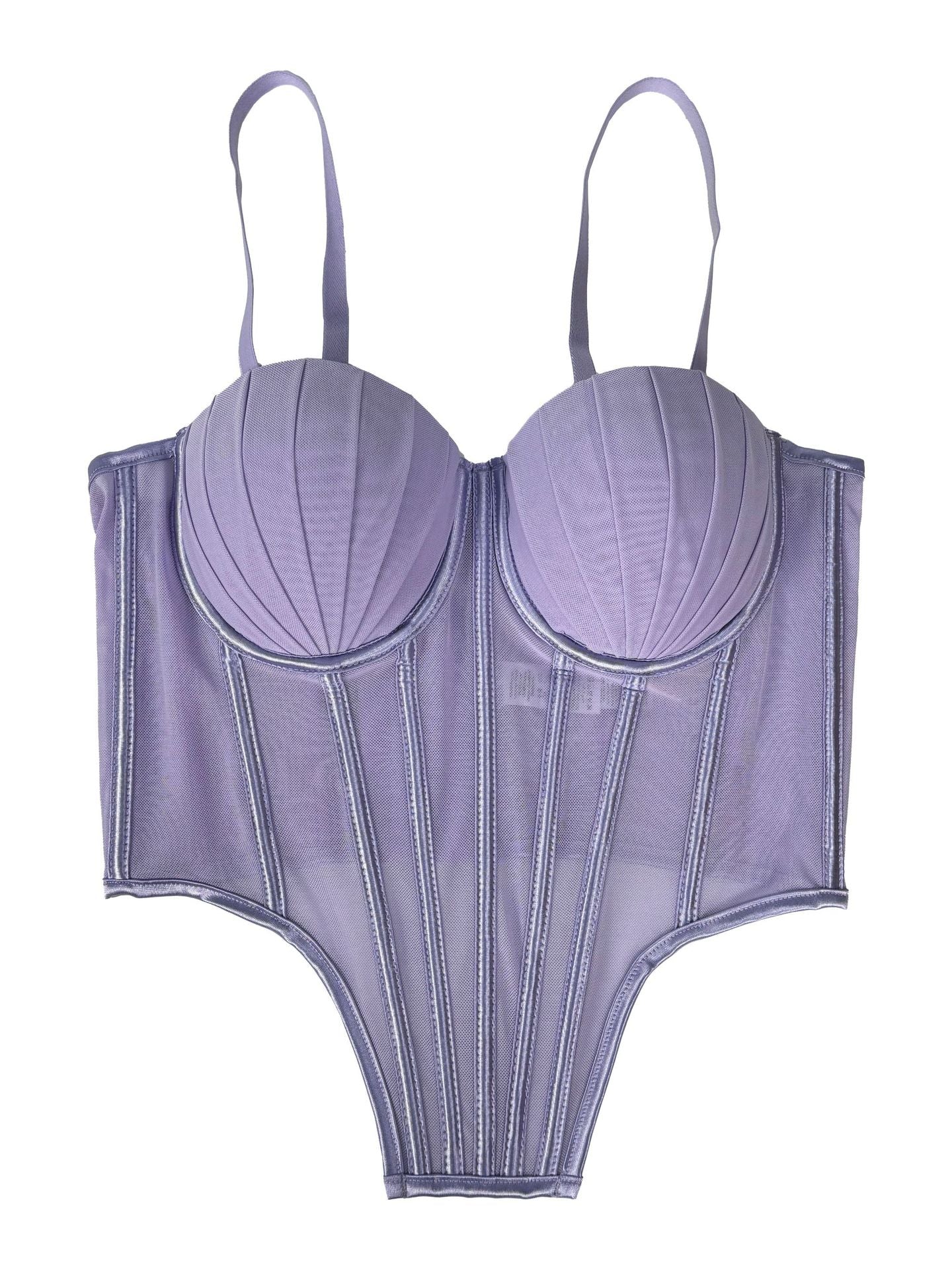 Bana Lace Mesh Corset Tops