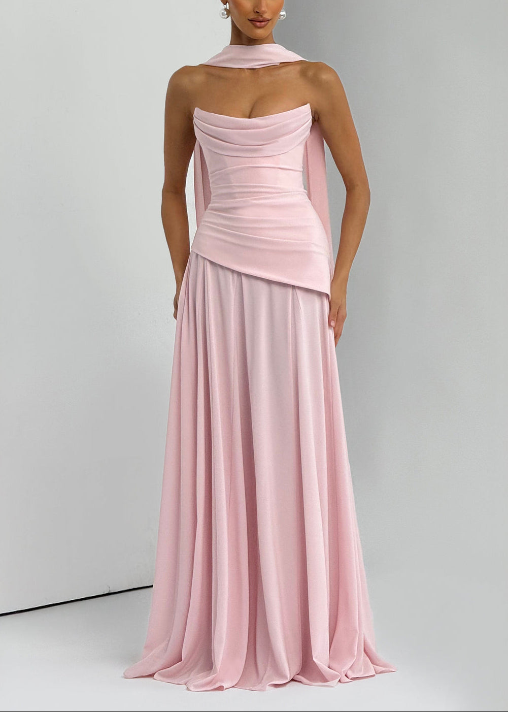 Ianthe Solid Maxi Dresses