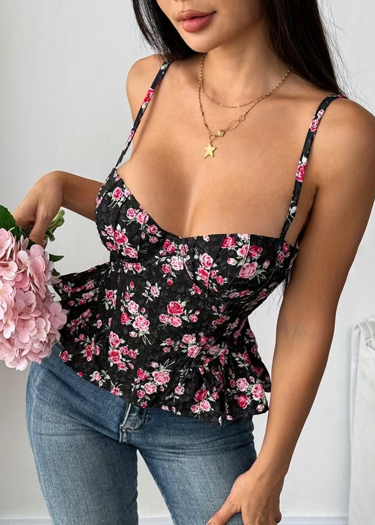 Unity Floral Corset Tops