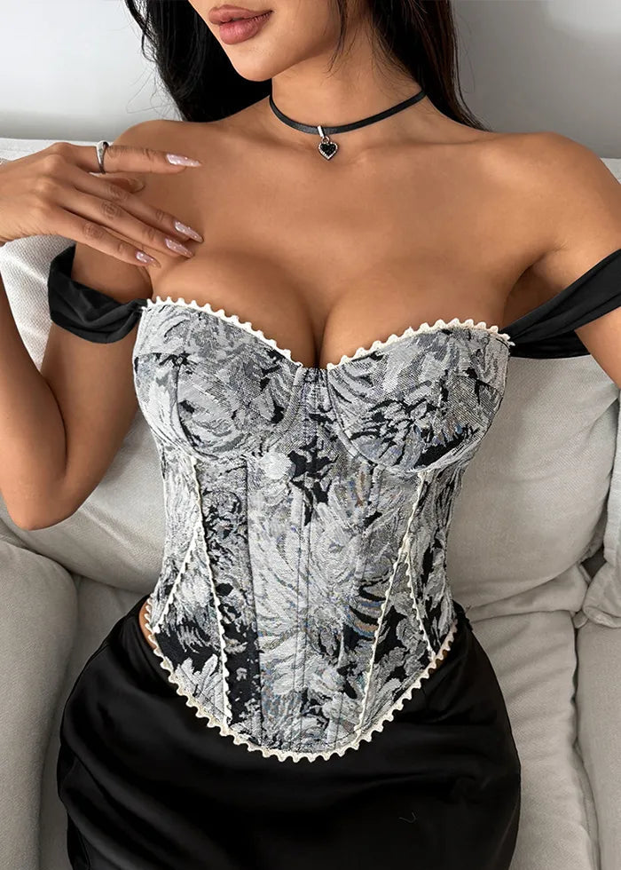 Kianna Floral Corset Tops