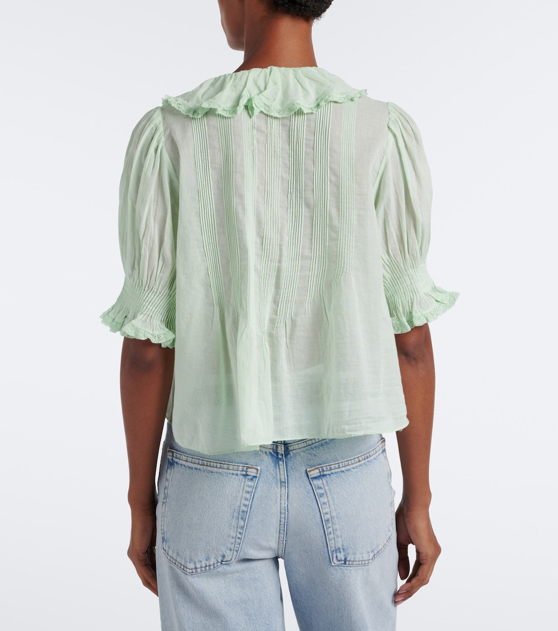 Reese Solid Lace Tops