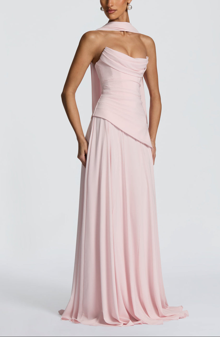 Ianthe Solid Maxi Dresses