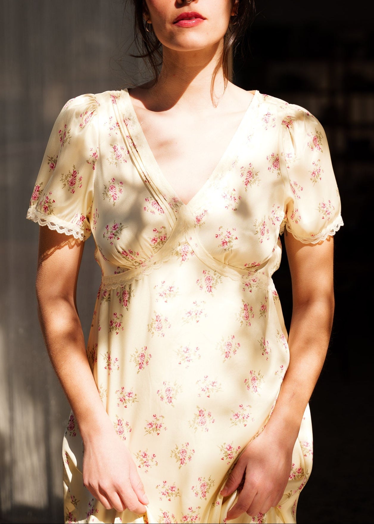 Zylah Solid Floral Dresses