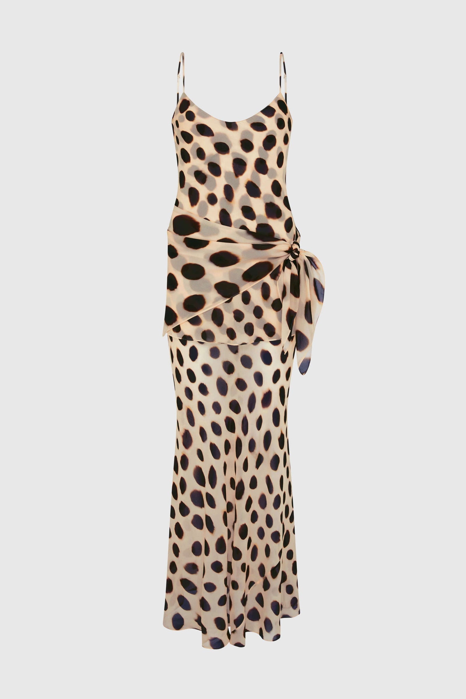 Wister Printed Dot Maxi Dresses