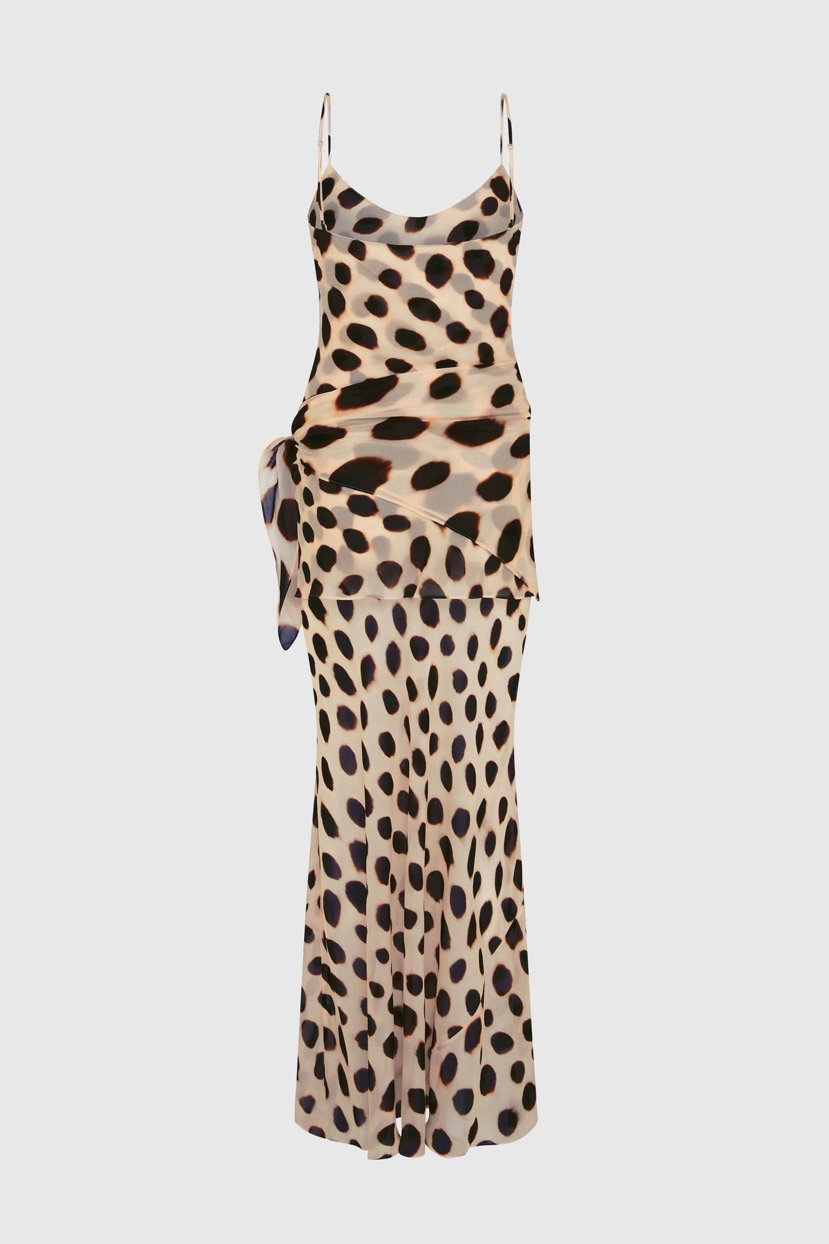 Wister Printed Dot Maxi Dresses