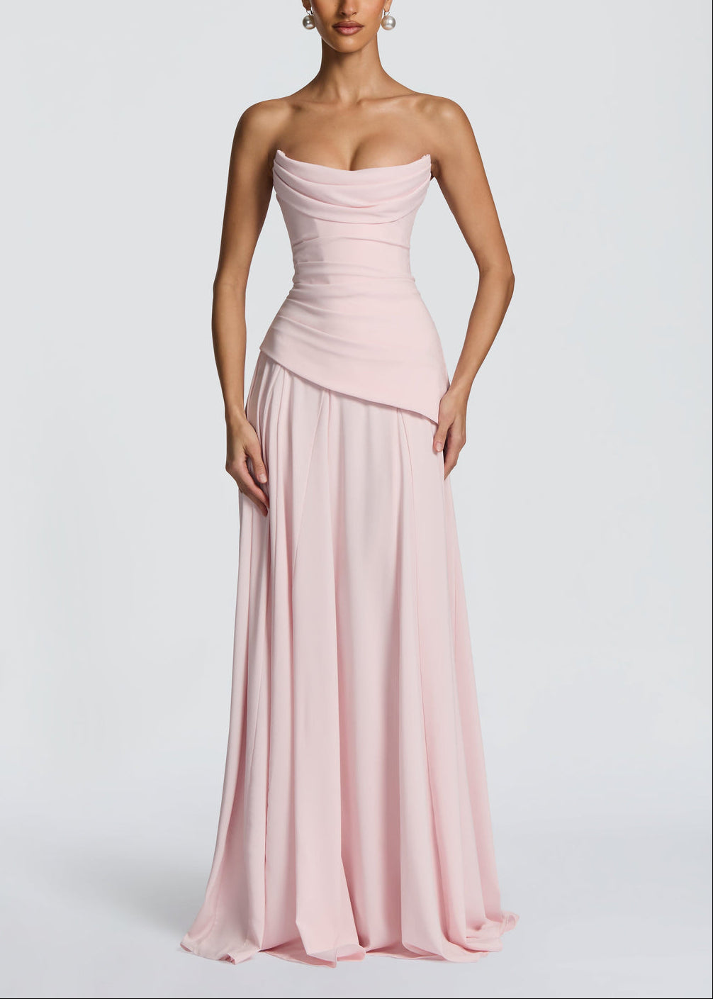 Ianthe Solid Maxi Dresses