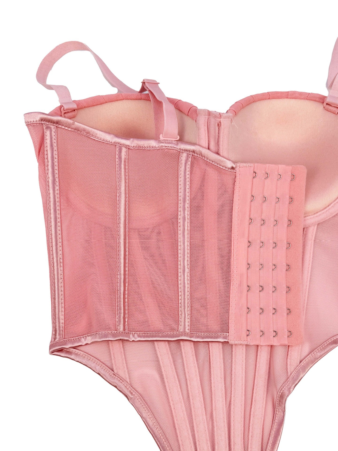 Bana Lace Mesh Corset Tops