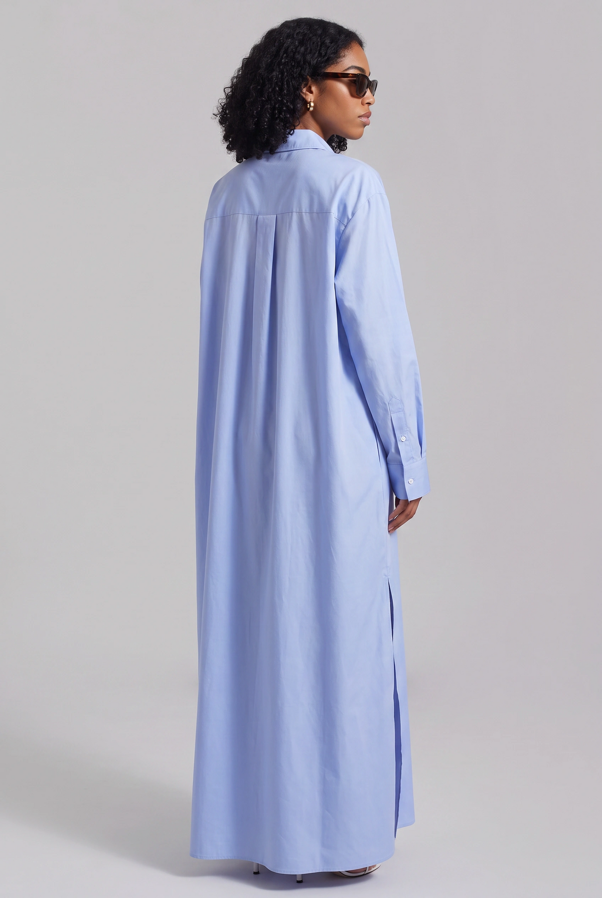 Delyn Solid Maxi Dresses