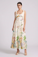 Mistic Floral Printed Maxi Dresses