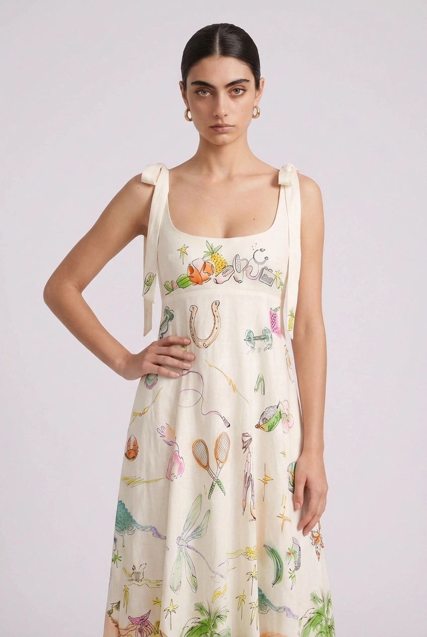Mistic Floral Printed Maxi Dresses