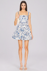 Orien Floral Printed Mini Dresses