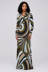 Avola Floral Printed Maxi Dresses