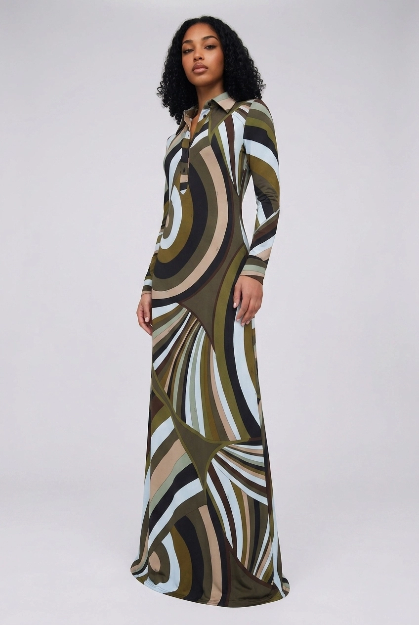 Avola Floral Printed Maxi Dresses