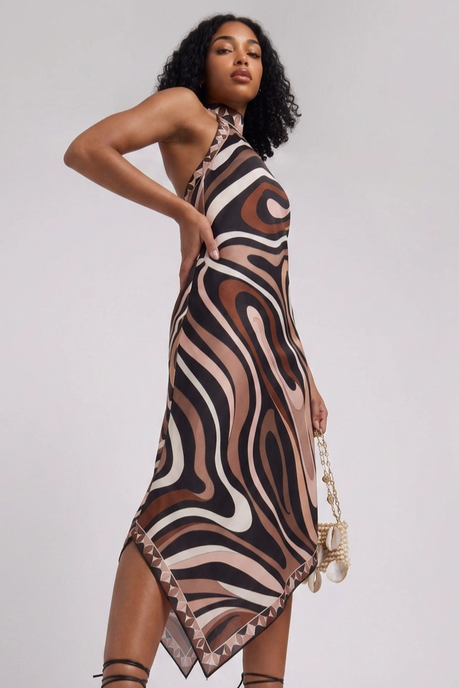 Coralie Floral Printed Midi Dresses