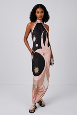Dris Floral Printed Maxi Dresses