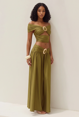 Cinder Solid Maxi Dresses