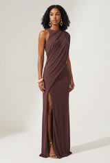 Blanche Solid Maxi Dresses