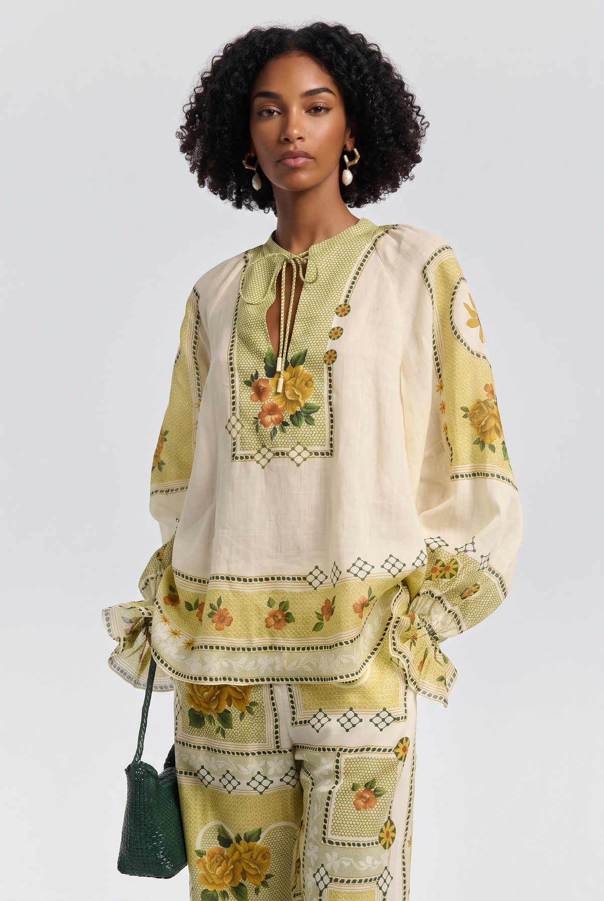 Marigold Floral Lace Co‑ords
