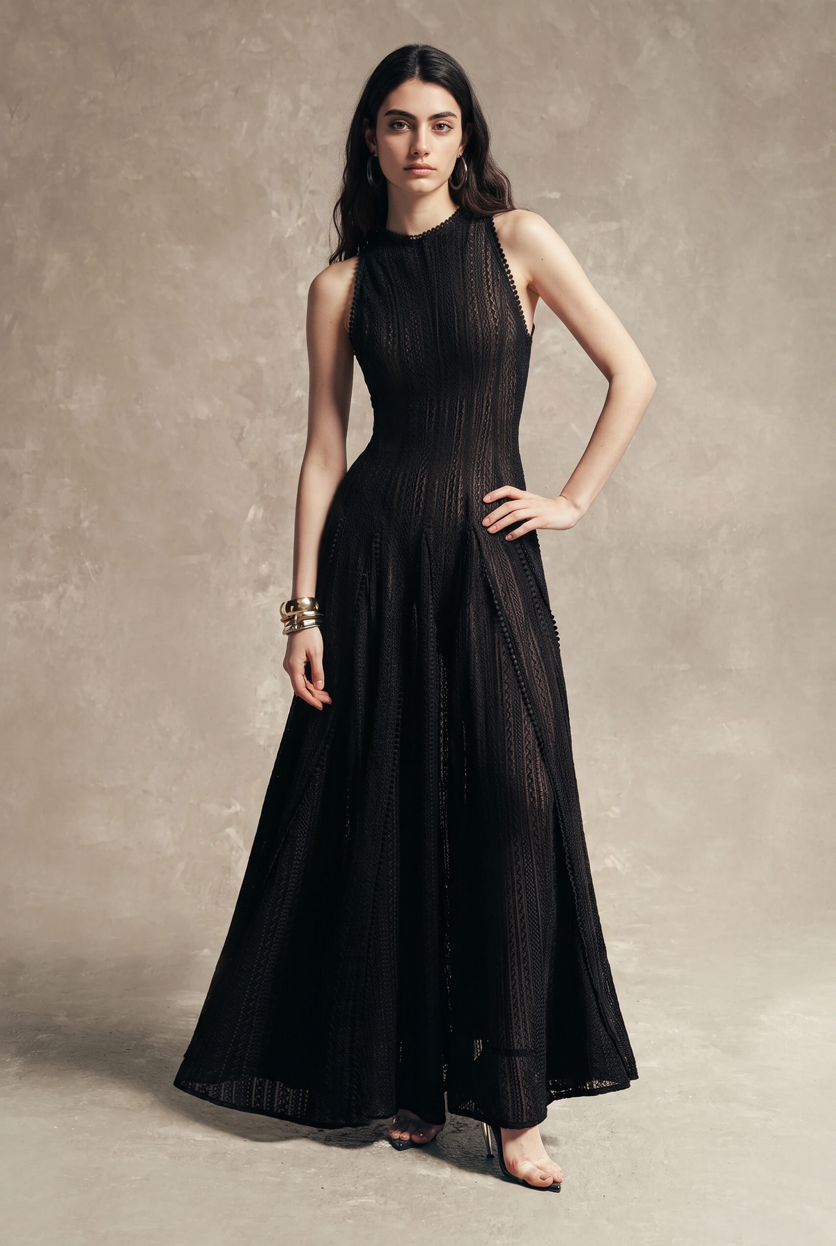 Calypso Solid Maxi Dresses