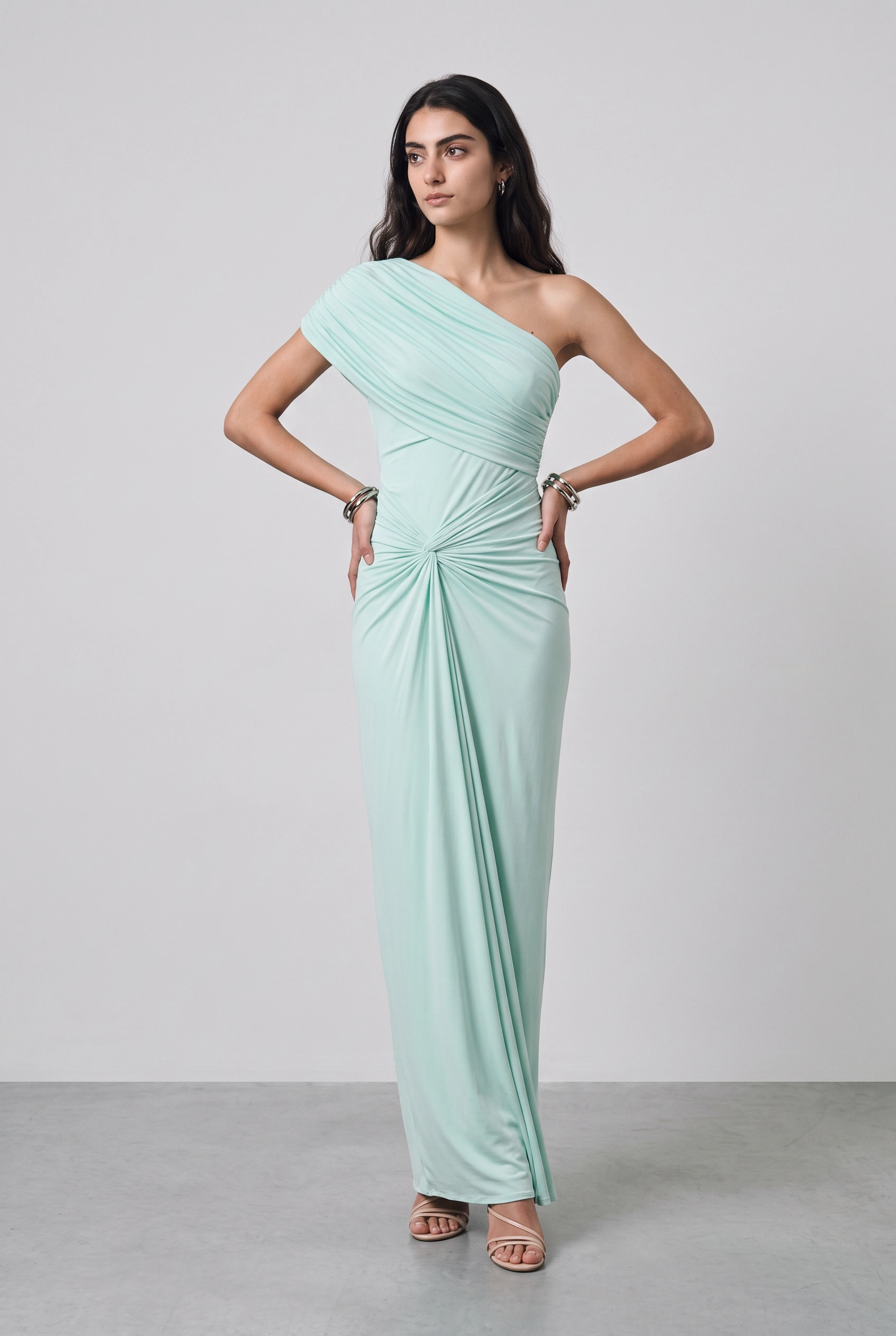 Clover Solid Maxi Dresses
