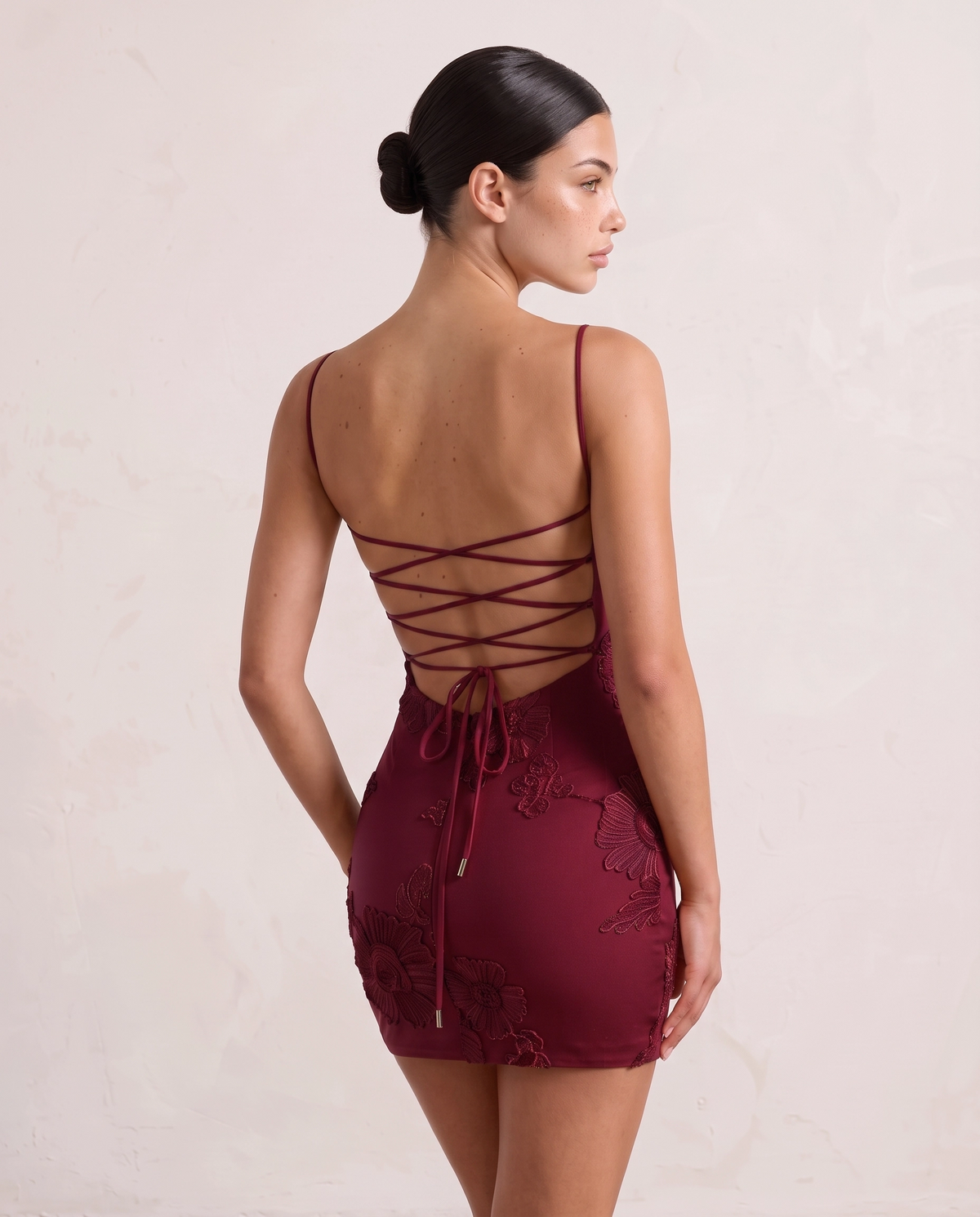 Quamash Embellished Mini Dress