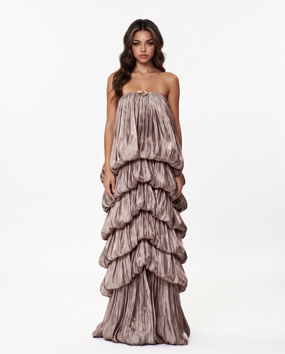 Vale Tiered Ruffle Maxi Dress