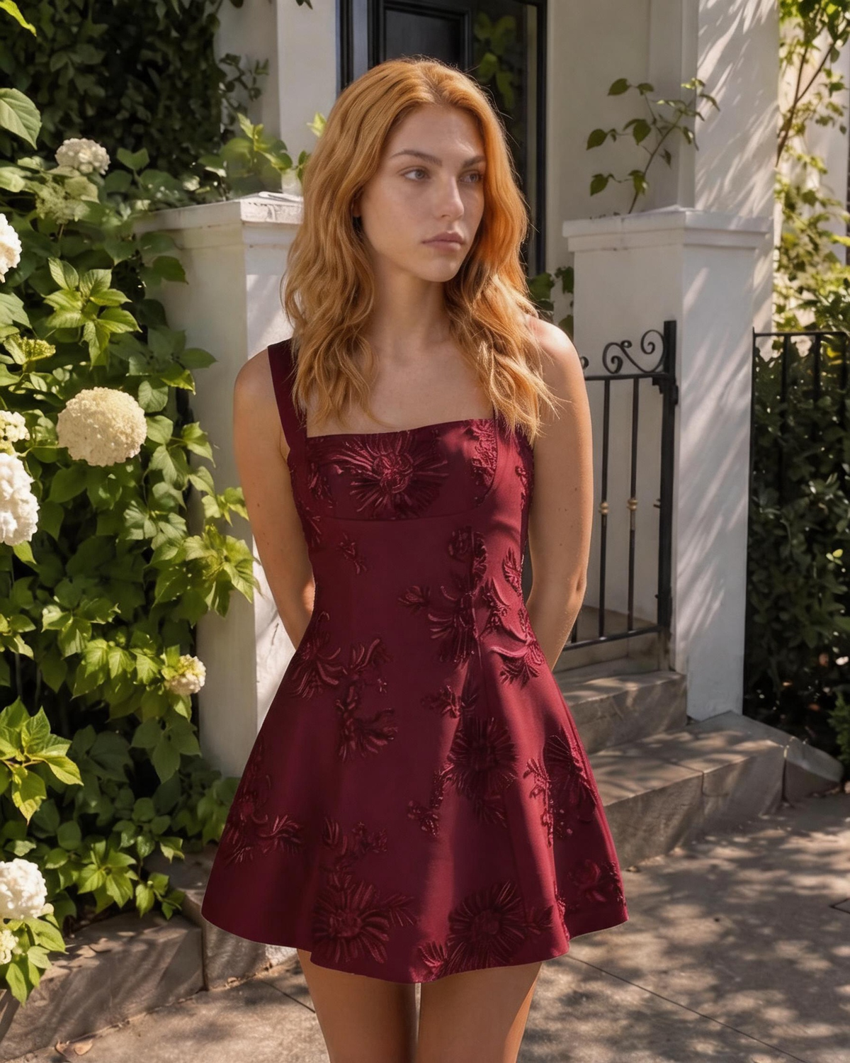 Orchis Jacquard Mini Dress